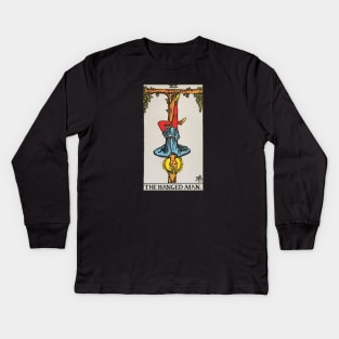 The Hanged Man tarot card Kids Long Sleeve T-Shirt